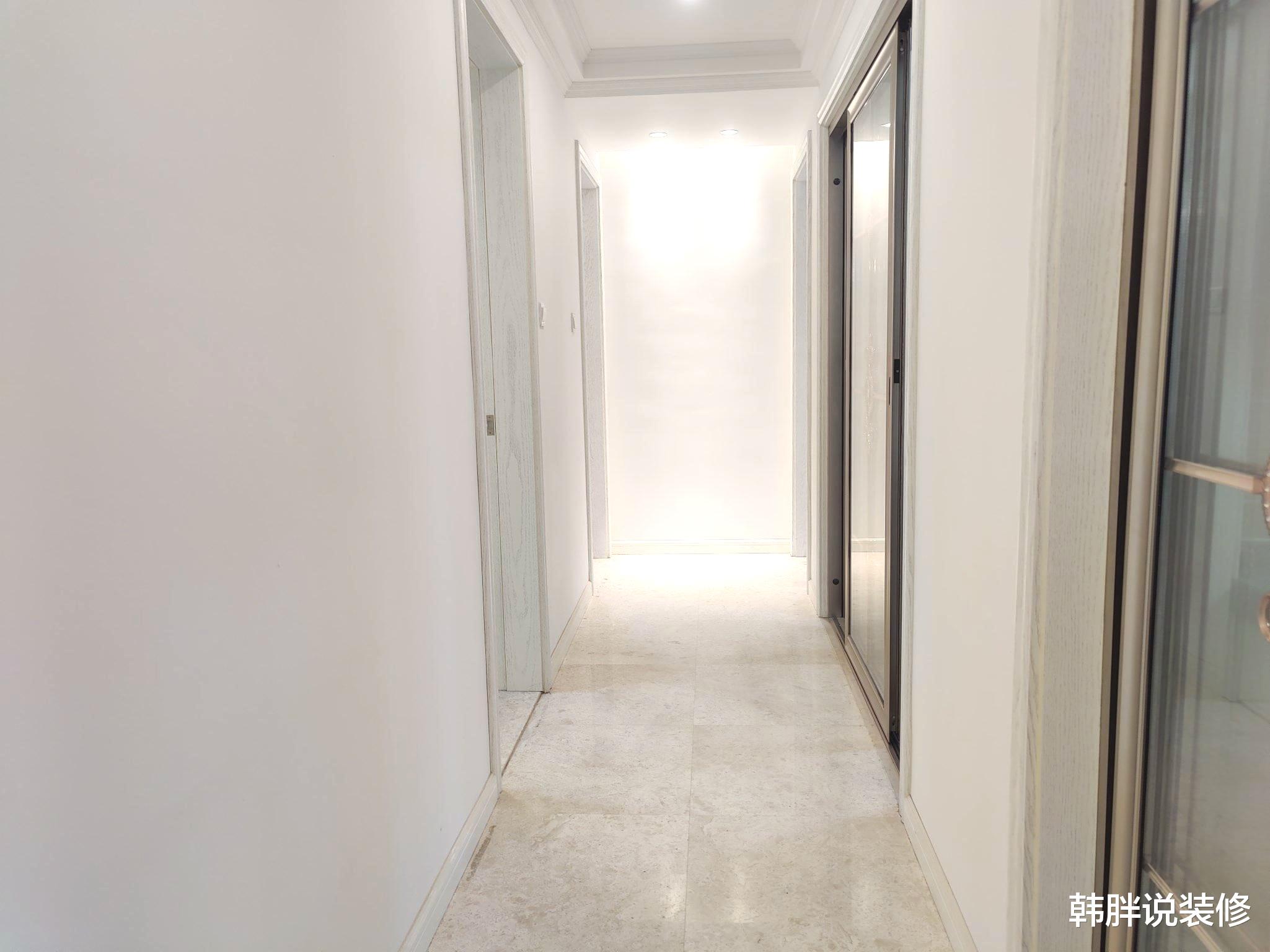 大门|140㎡硬装结束,逐渐有了家的样子,刚做完保洁就特别清新漂亮