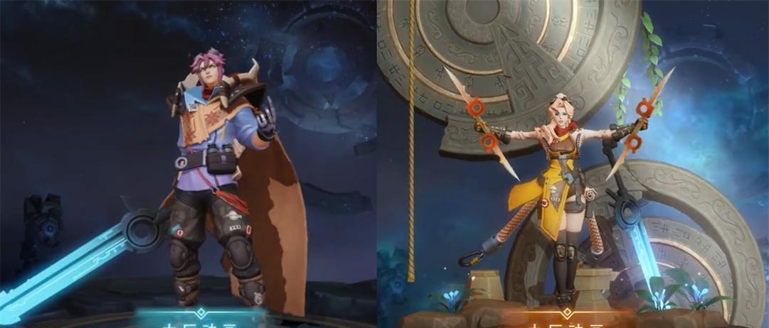 刘邦▲S19赛季战令皮肤特效预览，1级的刘邦没有东西，80级的阿轲很奈斯