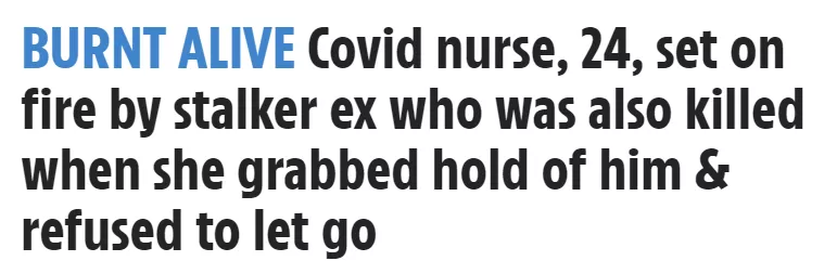 你好吴所畏|护士被前男友淋汽油点火报复，临死前紧紧抱住对方同归于尽！