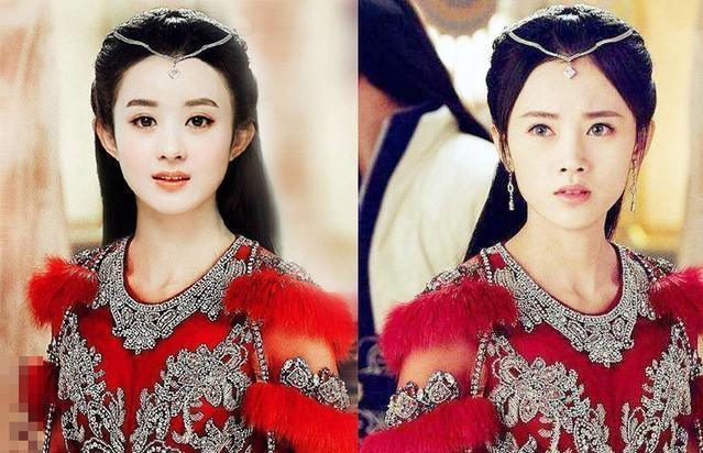 『赵丽颖』赵丽颖与十位女星穿同款古装，胜了前九个，输给了她