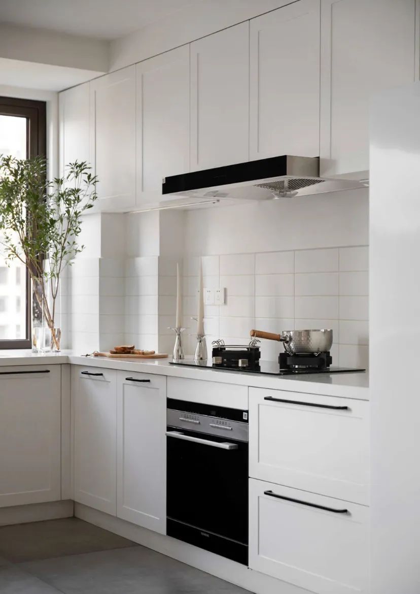 |130平北欧风，中西厨+7.2米超长台面，通透舒适