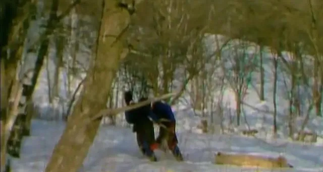 87版紅樓夢：鄧婕在冰天雪地中演王熙鳳之死，衣著單薄被凍暈-圖4