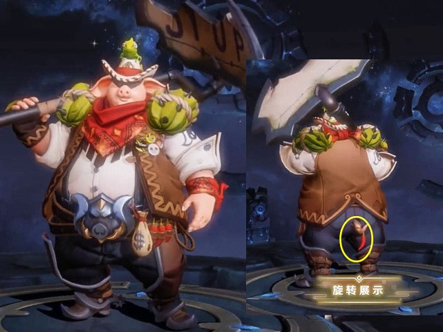 「猪八戒」最帅猪八戒西部大镖客皮肤来袭，看到1技能猪头和大招字母，孙悟空牛魔哭了