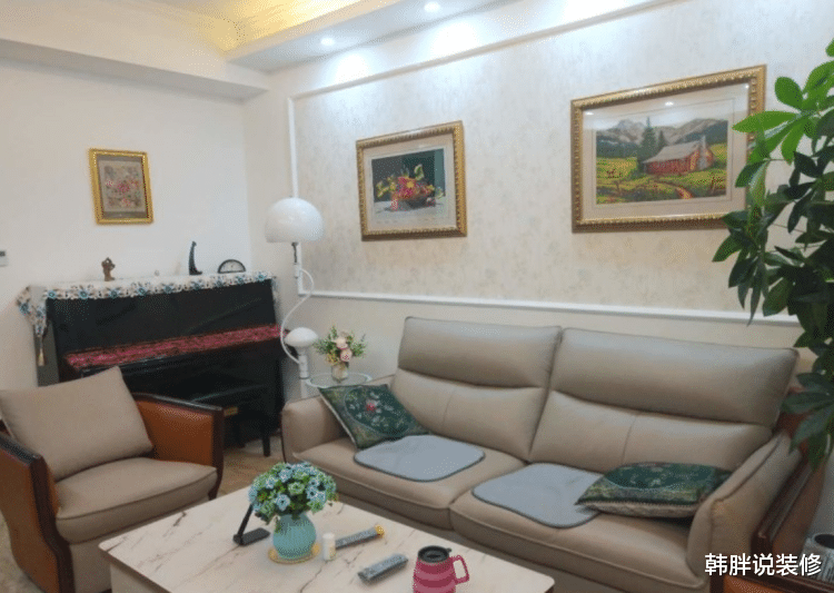 「」去小姨家做客，被她家的70㎡小蜗居圈粉了，小户型装修的教科书