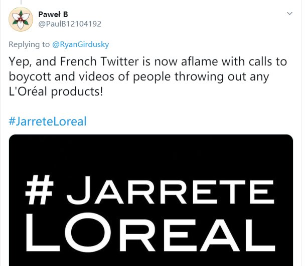 杭州■“欧莱雅”宣布移除其护肤和化妆品中“美白”等描述，法国网民怒了！