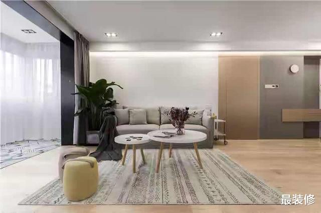 「」120平现代北欧风，沉稳与清爽相融合，给你一个不一样的家！