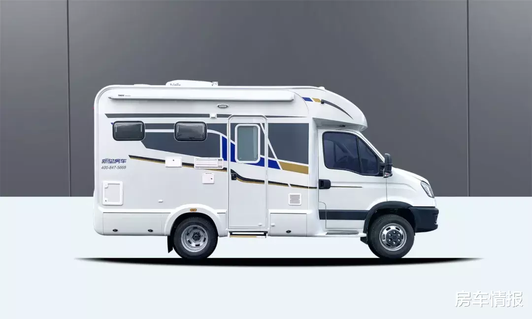 「铝合金」采用全铝车身的房车见过吗？车高不到3米全家都能玩，性价比挺高