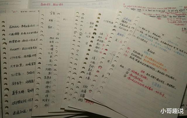 [学霸]学渣VS学霸的课堂笔记，对比过于真实，同龄人之间的差距这么大？