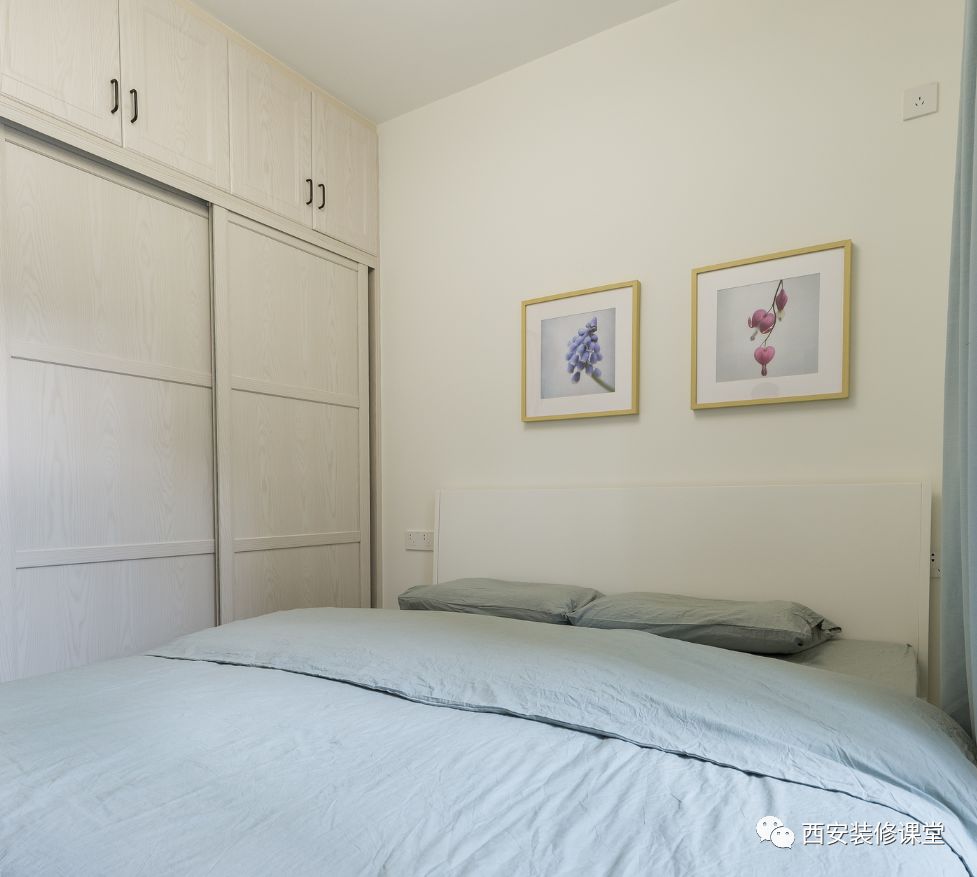 ：145m2四房清新，无任何造型，连石膏线都没有