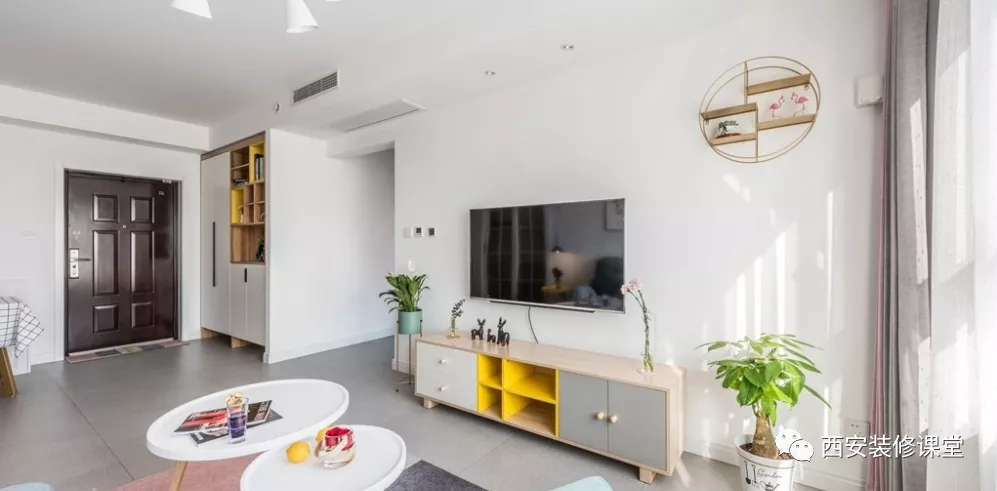 「北欧」85㎡两室北欧无阳台，虽然烂大街了还是好看