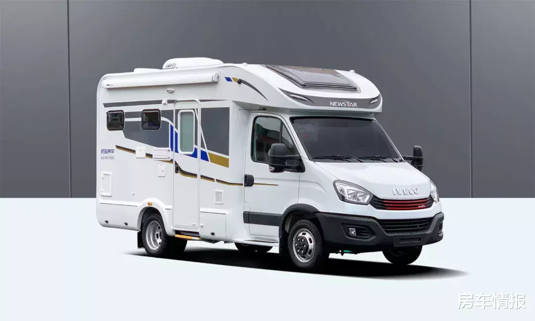 「铝合金」采用全铝车身的房车见过吗？车高不到3米全家都能玩，性价比挺高