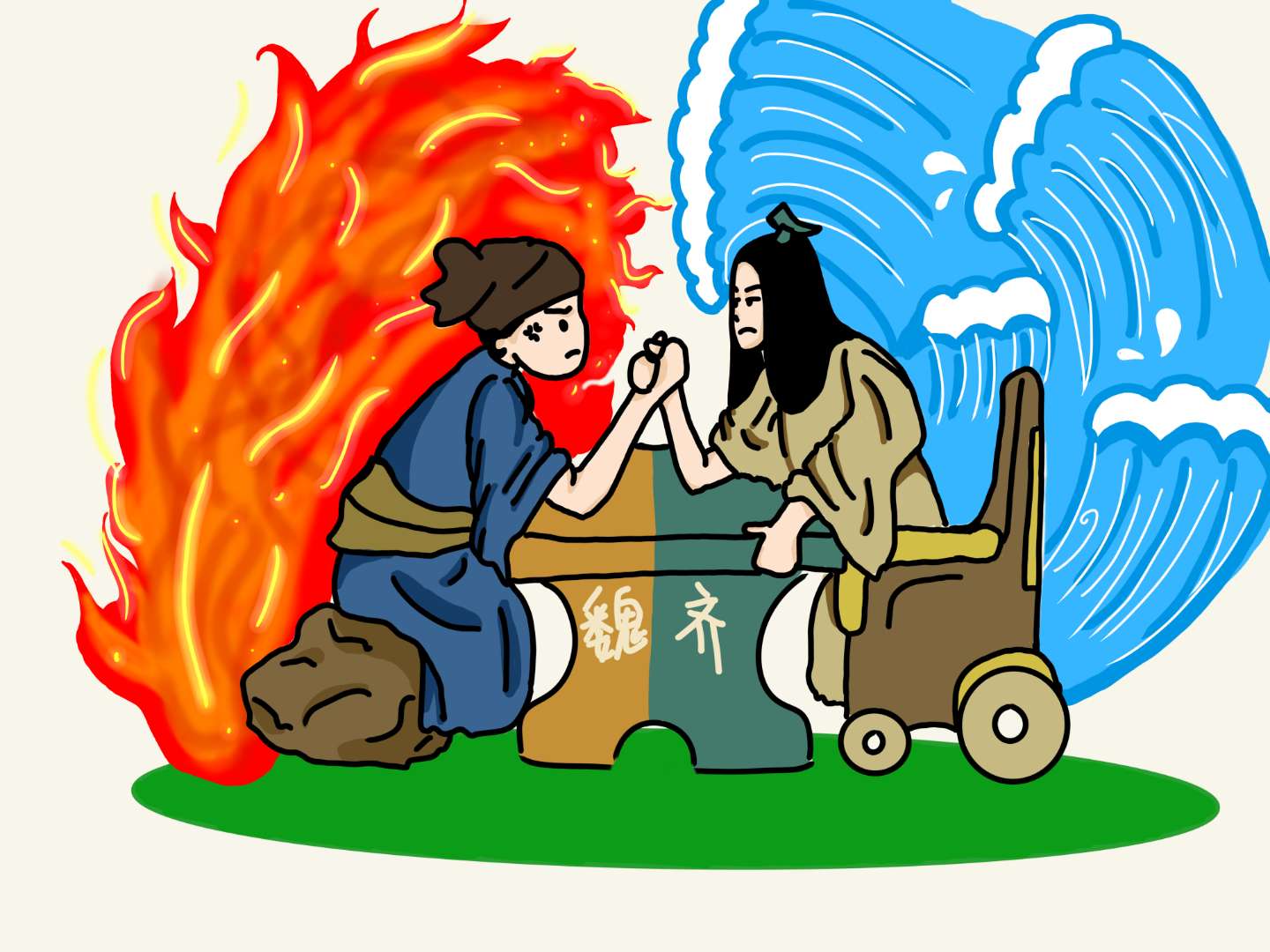 『齐国』图解马陵之战：魏武卒几乎全军覆没，魏国就此失去霸主地位