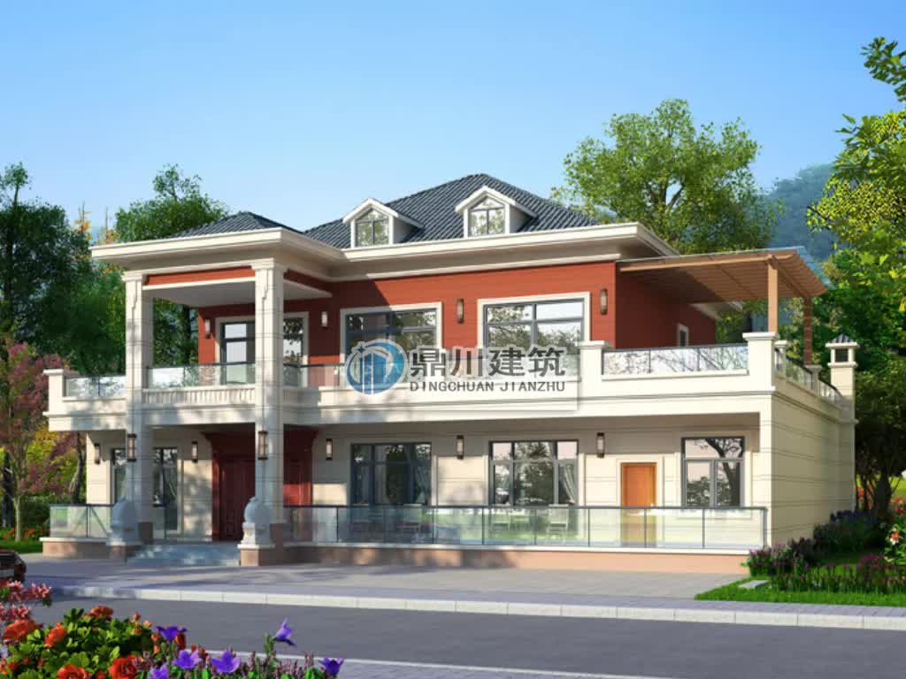 |农村建房不要老土款，这7套别墅设计，照着建村里首富看了也羡慕