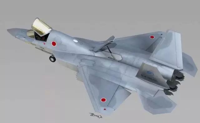 日本@疯狂的日本人！自主研发隐身战斗机，弹仓就像轰炸机