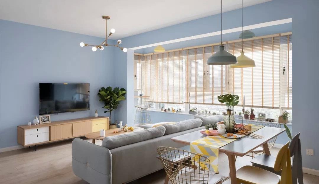 |110平三居室，简约北欧风，清新自然（附平面图）