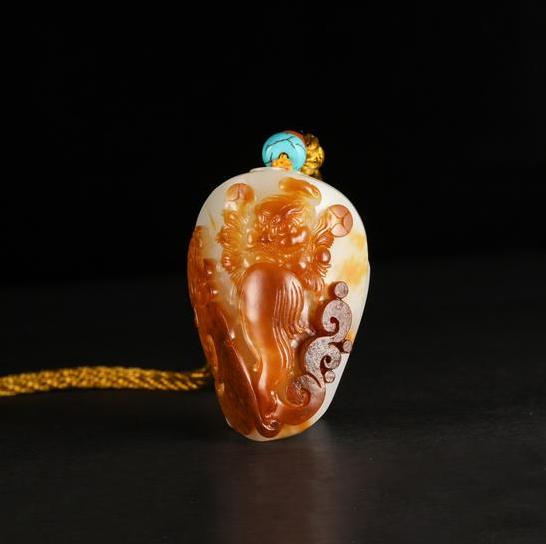 玉雕|从大师级作品看俏色玉雕可以有多俏!