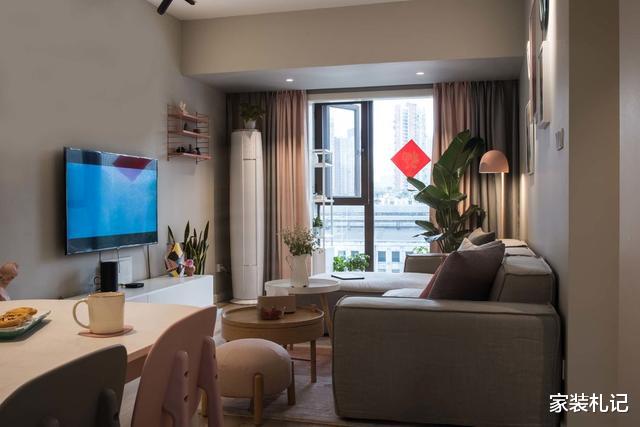 粉色|买下68㎡新房，装成三房两厅，空间虽小却处处透露着家的温馨！