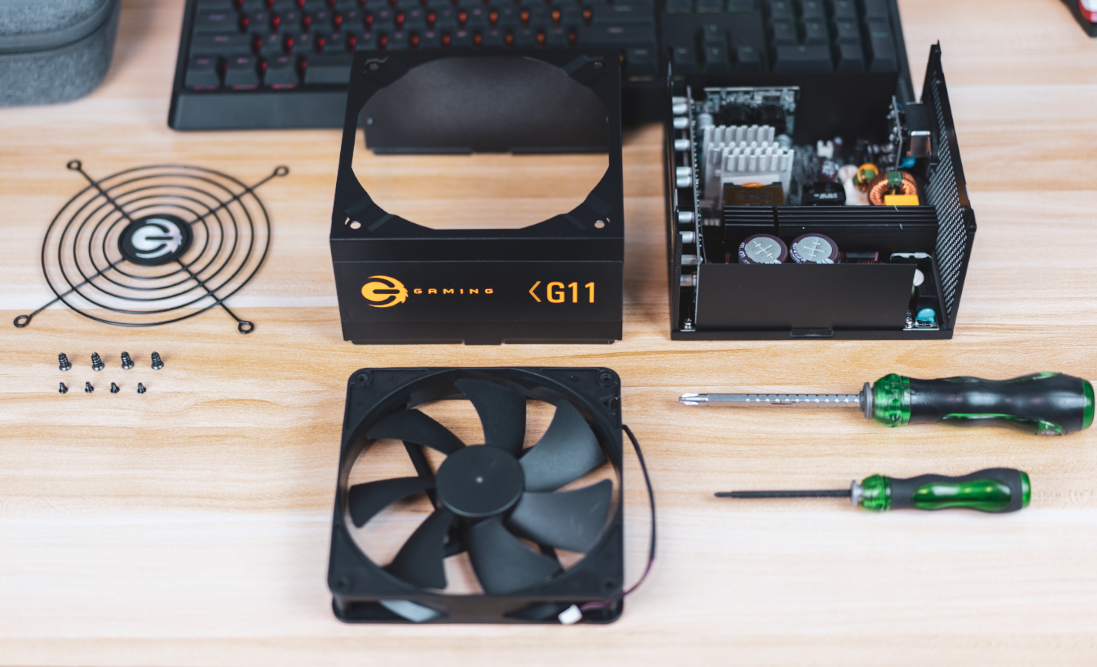 夏普|双路显卡供电新选择！长城猎金G11 1100W金牌全模电源拆解