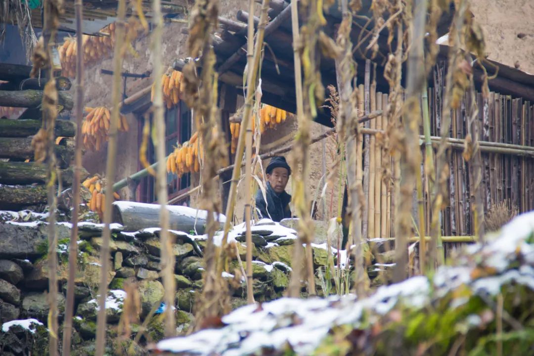 秦岭 完全另外一个世界，过了峡谷之后，我们闯入冰雪覆盖的秦岭黑沟村