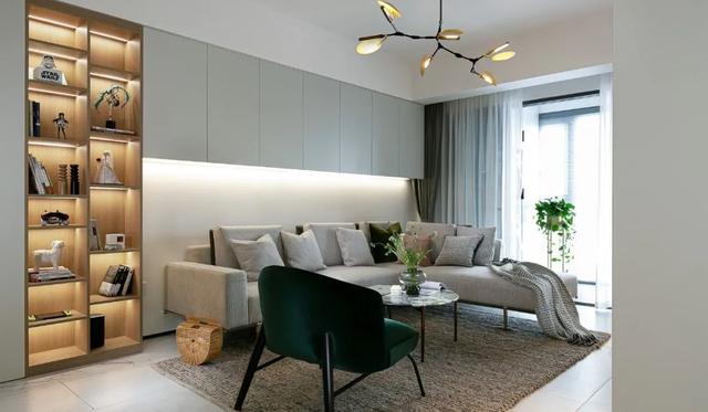 |90后小伙的100m2现代感小家，简约实用且富有生活情调