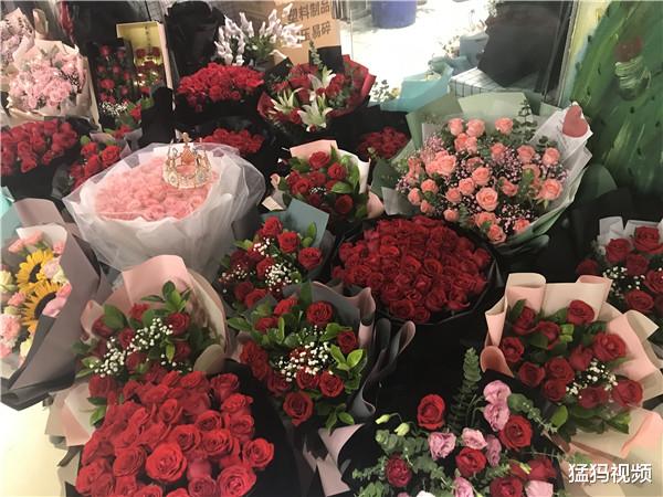 玫瑰|七夕探访花卉市场:商家通宵备单,满天星走红,“身价”赶超玫瑰