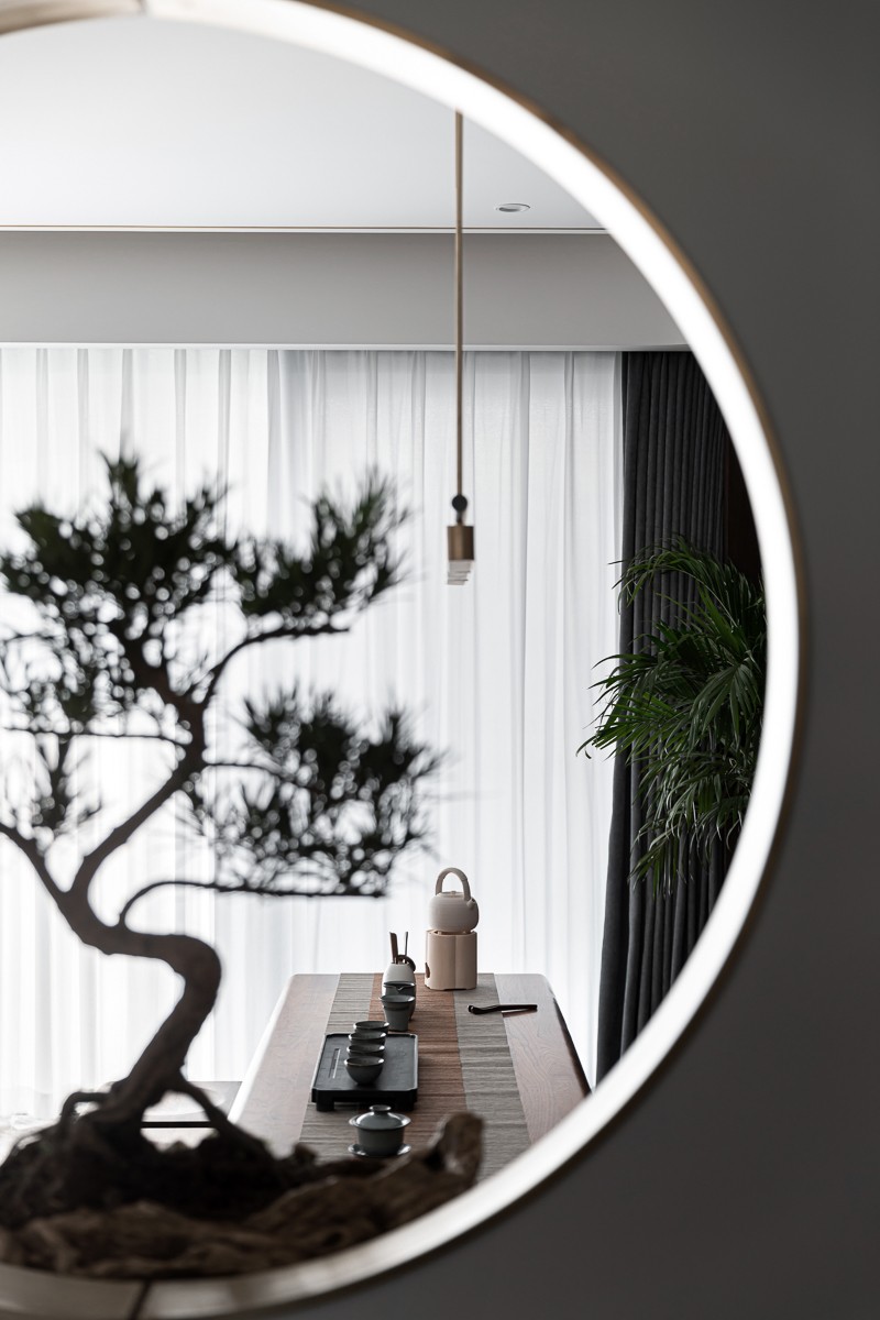 ##168㎡两室一厅，最美禅意新中式，原木风的客厅，诗意又实用