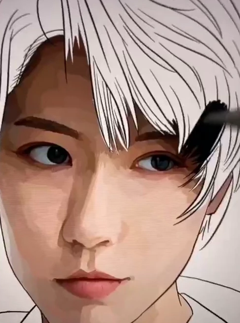 美术生终于对“诸葛大力”下手了，开始以为是黑粉，看到成品：失敬