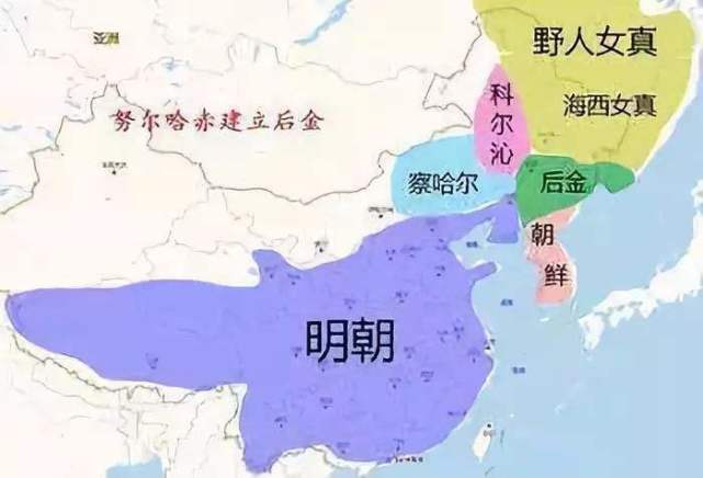 「」从五张地图看清朝如何从头开始, 慢慢统一全国的