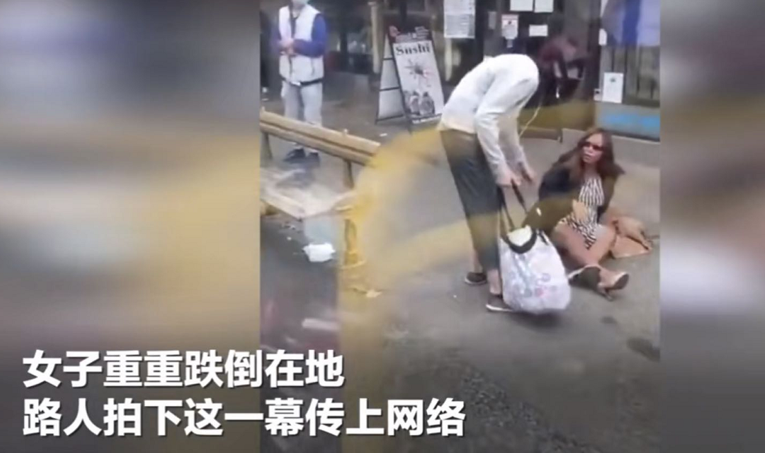 加拿大女子拒戴口罩，朝華裔留學生吐口水，被一巴掌扇飛出公交車-圖7