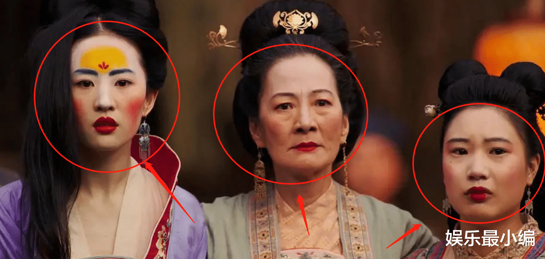 刘亦菲|都说刘亦菲“鹅黄妆”难理解，看清女配角的妆容，确定是认真的？