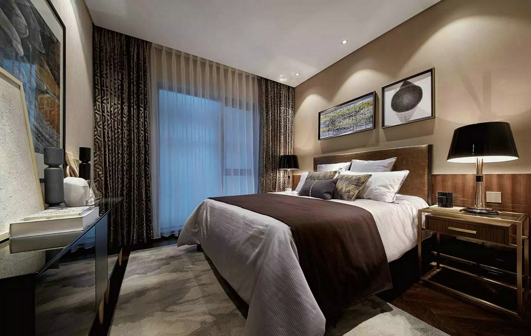 「」现代与中式风格的混搭，如果你也刚好偏爱