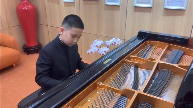 林永健|林永健晒10岁儿子近况,林大竣变钢琴神童,宋丹丹对其疼爱有加