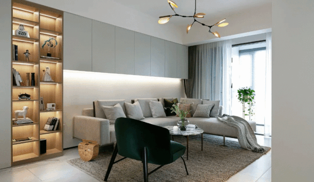 |90后小伙的100m2现代感小家，简约实用且富有生活情调