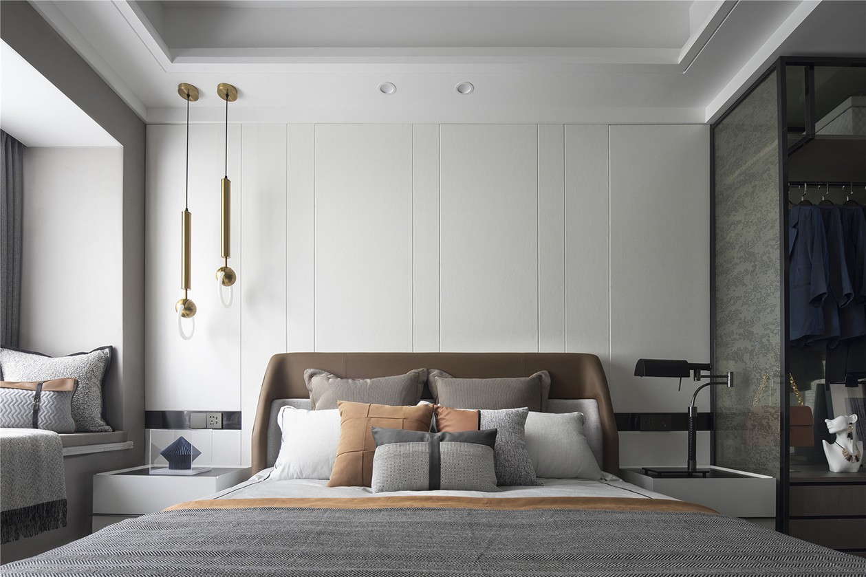 |130㎡现代低奢风样板间，柔和不乏雅致的高级感