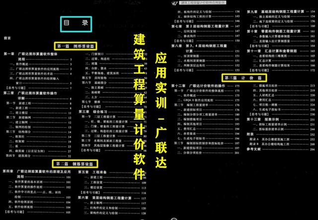 生命科学|建筑工程算量计价软件-广联达应用实训,专业作讲解,超强工具书!