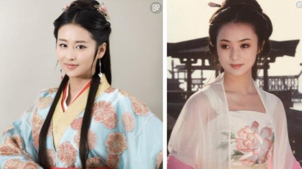 #朱茵#没有对比就没有伤害,当女星饰演同一个角色,差距瞬间一目了然!