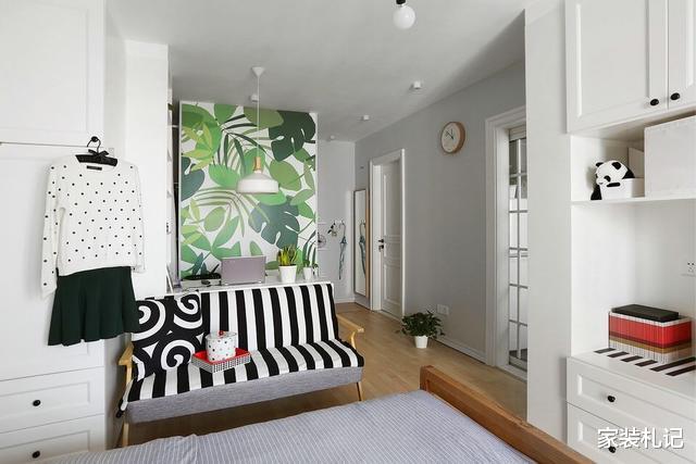 ▲一个人的幸福小窝，套内仅30㎡，各种功能照样实现，家中好清爽