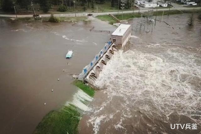 『美国』福无双至祸不单行！两座大坝灾难性决堤，大量美国民众被迫转移