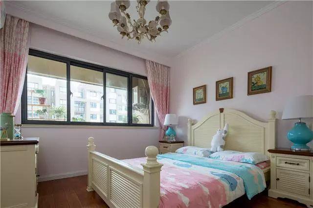 125平田园美式风三居，多彩靓丽的空间感，倍感舒适的生活享受