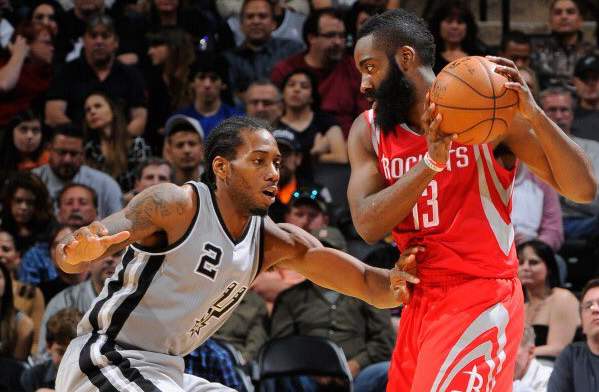 詹姆斯·哈登■哈登和伦纳德到底谁更强？美媒对比7项个人能力，差距出来了