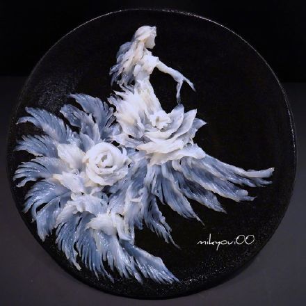 刺身|刺身拼盘变身二次元美女，你还舍得吃吗？宅男：我要拜厨师为师！