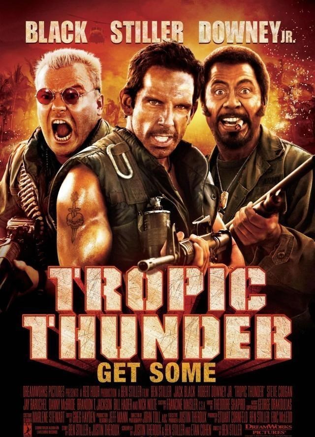 汤姆·克鲁斯|汤姆·克鲁斯变秃头，钢铁侠演黑人，这部沙雕战争喜剧讽刺了谁？