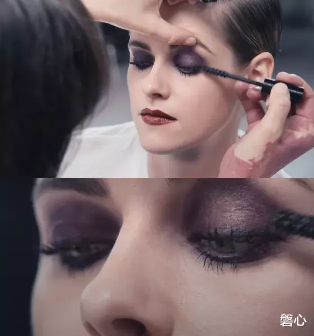 化妆师■香奈儿首席化妆师给克里斯汀化妆，眼线故意画错，终于明白什么是大神！