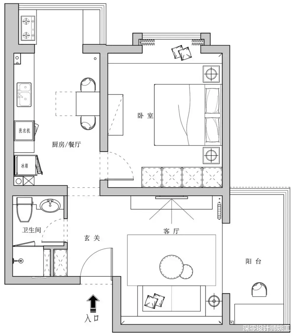 榻榻米|60平以下又怎么了？扔掉大家具、打通全空间，敞亮舒适不输豪宅