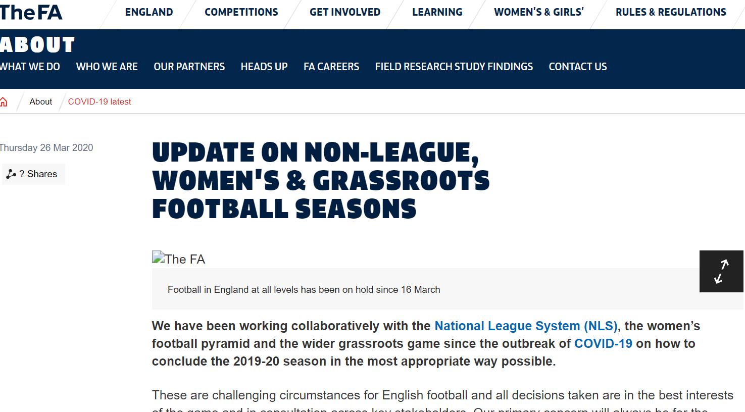 「中超」终于出手？英足总宣布取消非联赛成绩，利物浦的冠军真悬了