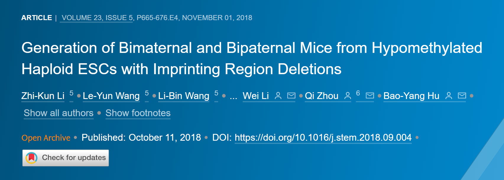 基因|同性老鼠已经生出了幼崽，人类离同性生殖还远吗？你能接受吗？