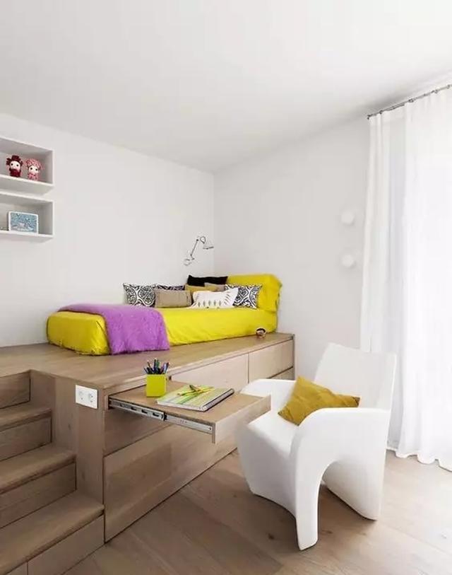 『』卧室别装榻榻米了，占地方还憋屈，装成柜子床收纳翻倍还省空间！