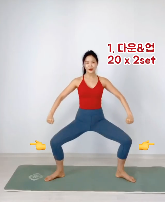 [深蹲]3个瘦大腿内侧深蹲动作，每天10分钟练出纤细铅笔腿