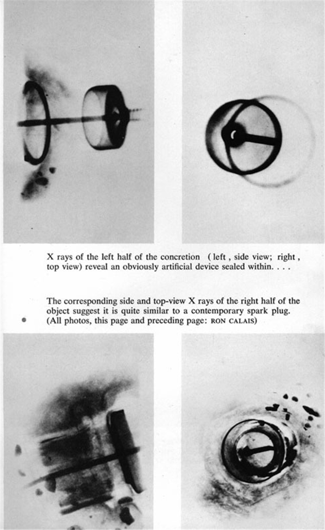 「远古外星人」加州发现50万年老的火花塞,远古外星人的遗物?