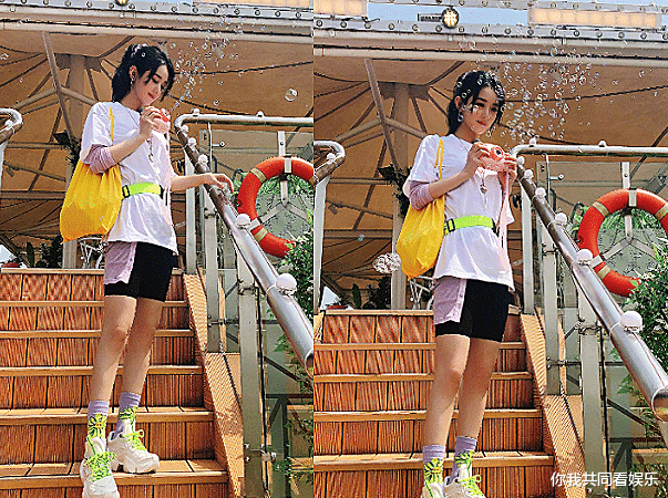 赵丽颖|有种“整容”叫赵丽颖生完孩子，32岁美成18岁，生图下的腿太抢镜